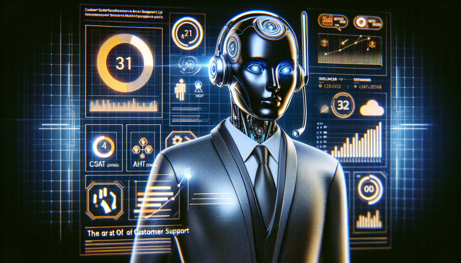 ai agent for customer support: איך למדוד הצלחה: CSAT, AHT, deflection